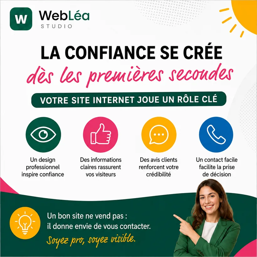 La confiance se crée en ligne