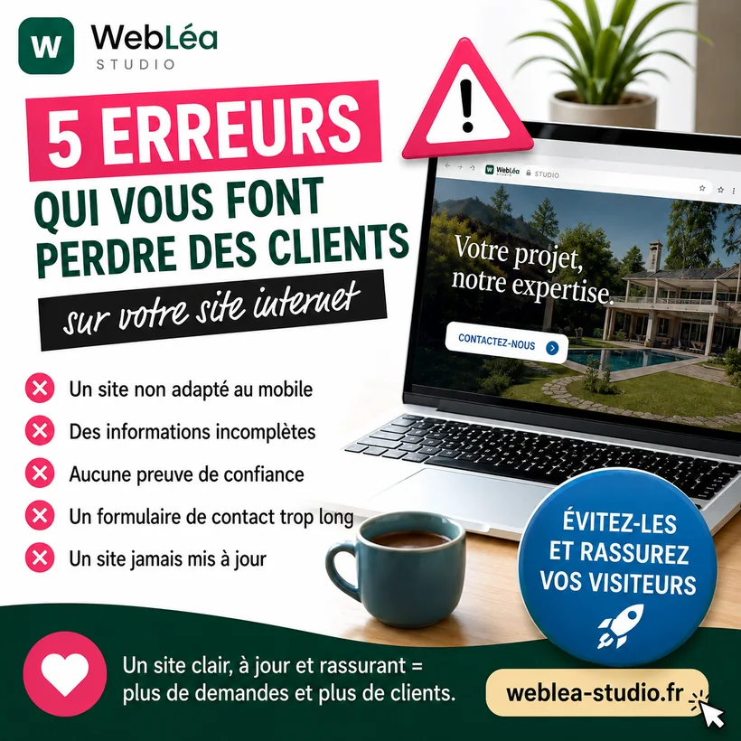 Erreurs qui font perdre des clients